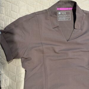LIMITED EDITION Smokey Taupe Figs Scrub Top